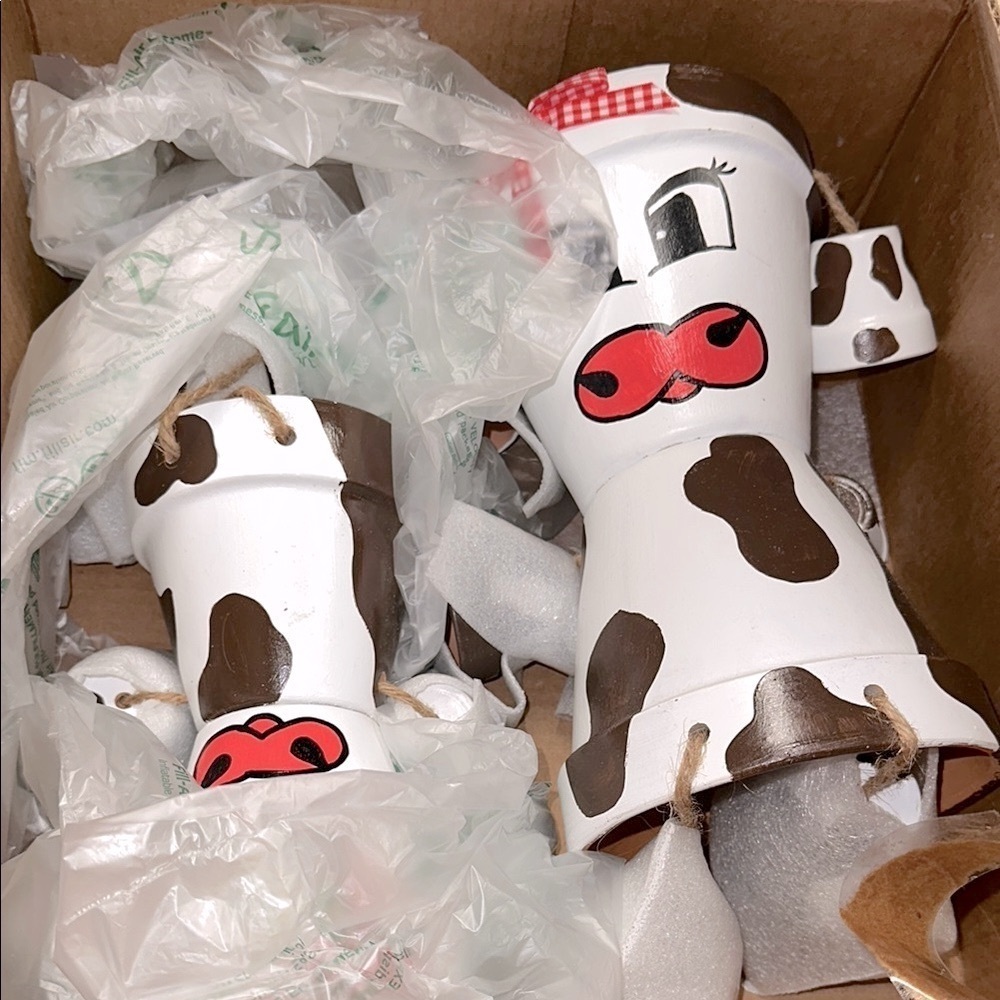 Cute Cow decor with Brown Spots